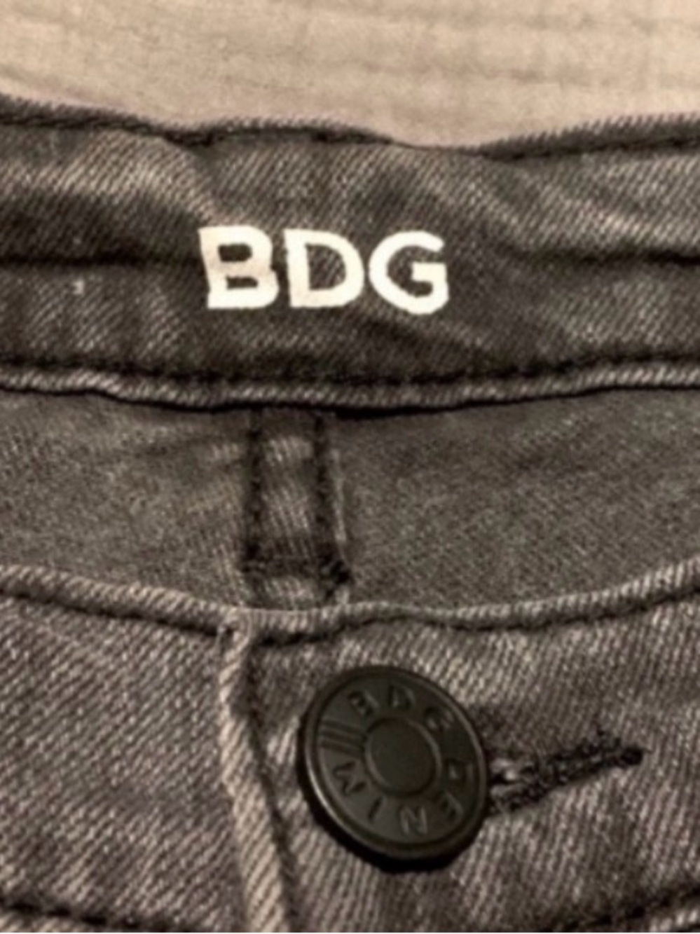 BDG Women's Charcoal Gray High-Rise Skinny Jeans - Picture 5 of 14